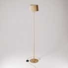 MAG-Y floor lamp with round metal base and Athena shade