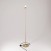 MAG-Y floor lamp with round metal base with fitting for lampshade