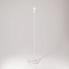 MAG-Y floor lamp with round metal base with fitting for lampshade