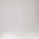 MAG-Y floor lamp with round metal base with fitting for lampshade