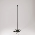 MAG-Y floor lamp with round metal base with fitting for lampshade