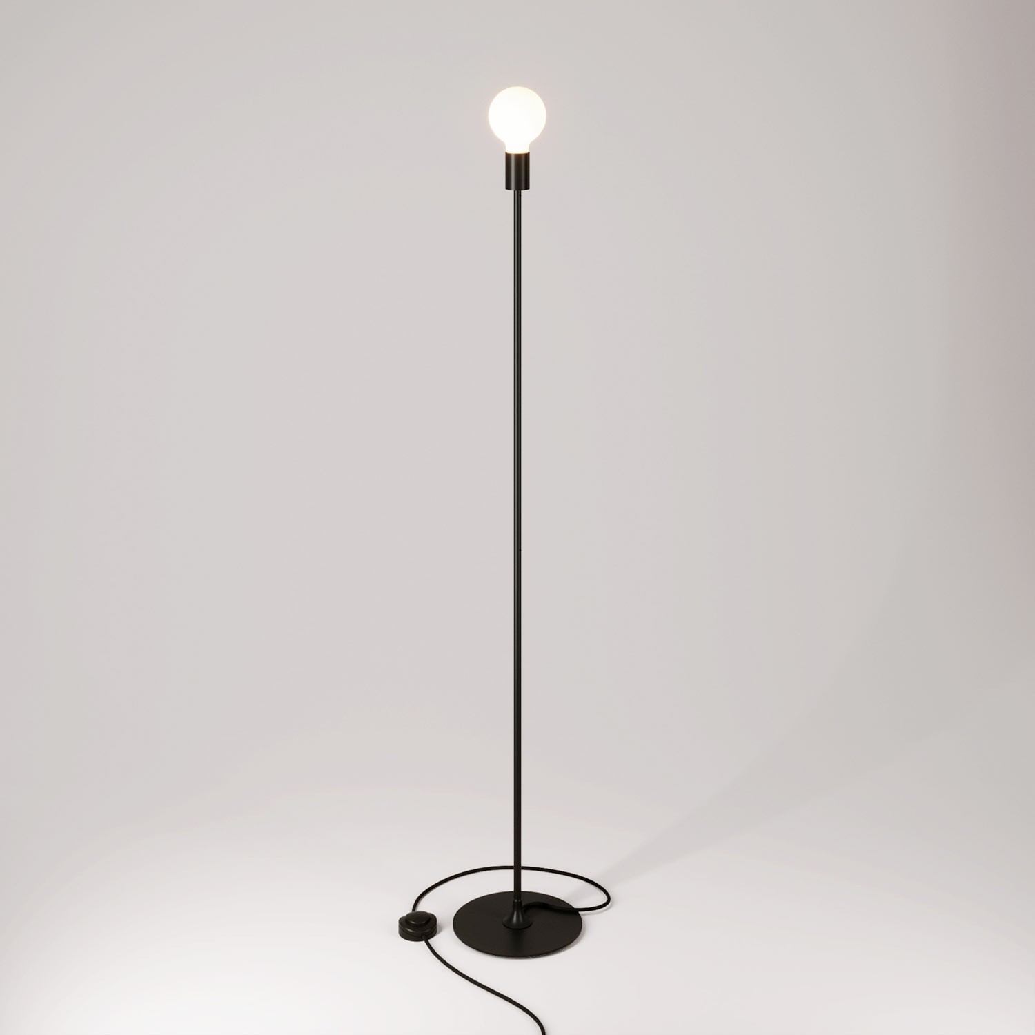 MAG-Y floor lamp with round metal base