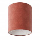 MAG-Y floor lamp with round metal base and Cilindro M shade