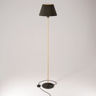 MAG-Y floor lamp with round metal base and shade Impero M