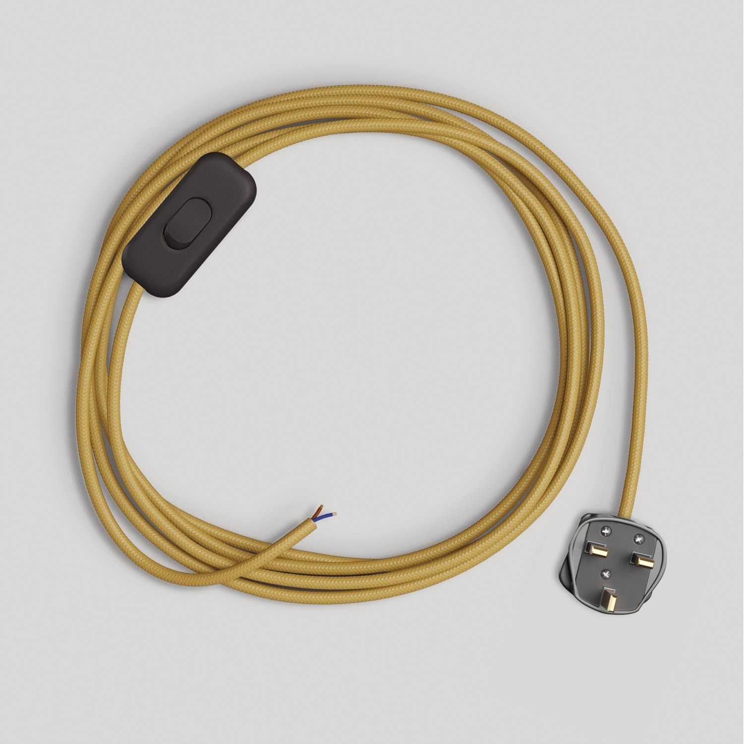 Wiring for lamp with bright mustard cable 1.80 m