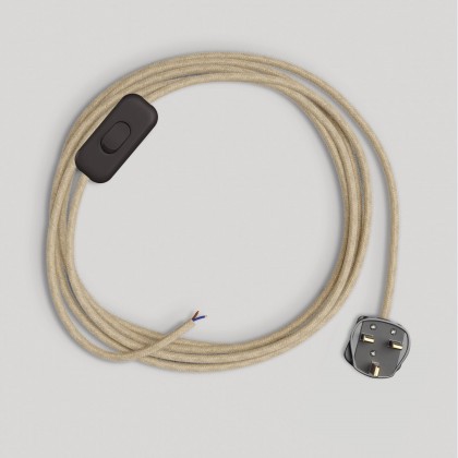 Wiring for lamp with neutral jute cable 1.80 m