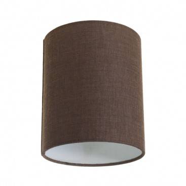 Cylinder fabric lampshade with E27 fitting - 100% Made in Italy