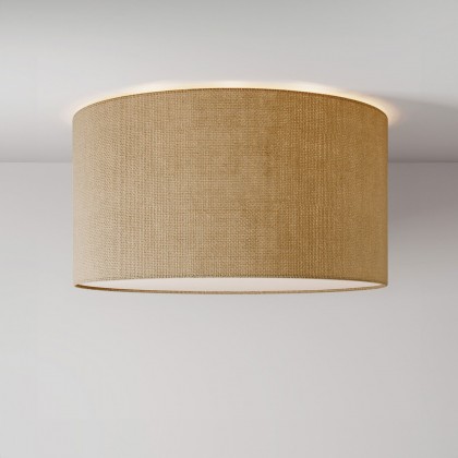 Medium fabric ceiling light - Made in Italy - Natural Jute