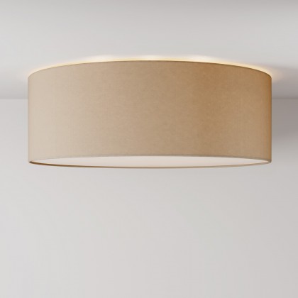 Large fabric ceiling light - Made in Italy - Taupe Arenal