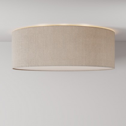 Large fabric ceiling light - Made in Italy - Light Jute