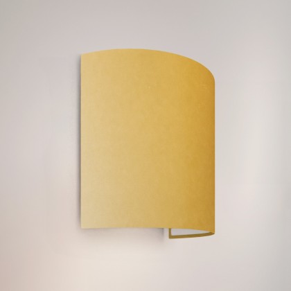 Ventola wall light with fabric shade - Made in Italy - Gold Arenal