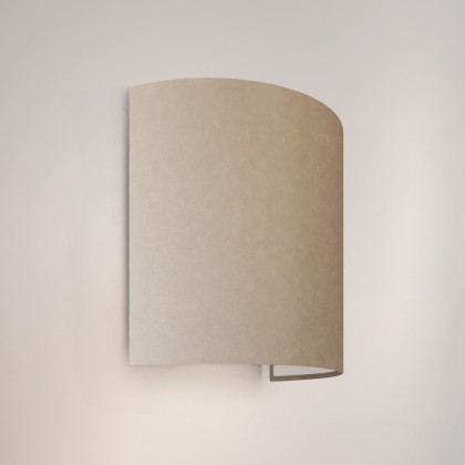 Ventola wall light with fabric shade - Made in Italy - Taupe Arenal