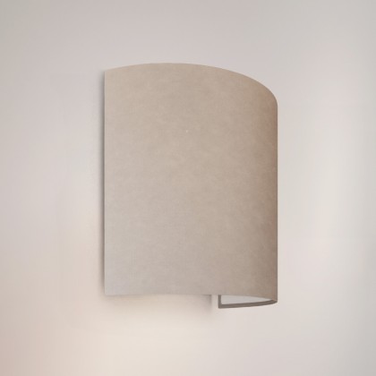 Ventola wall light with fabric shade - Made in Italy - Light gray Camelot