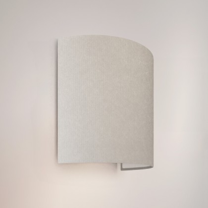 Ventola wall light with fabric shade - Made in Italy - Raw linen