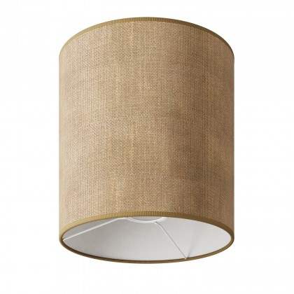 Cilindro M lampshade with socket E27 - Made in Italy - Natural Jute