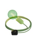 Eiva Snake Pastel, portable outdoor lamp, 5 m textile cable, UK plug and IP65 waterproof lamp holder