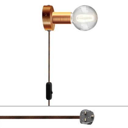 Spostaluce metal Lamp - Brushed copper