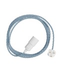 Snake Twisted - Plug-in lamp with twisted textile cable