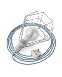 Table Snake - Plug-in lamp with cage Diamond lampshade