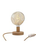 Posaluce Bumped Wooden Table Lamp